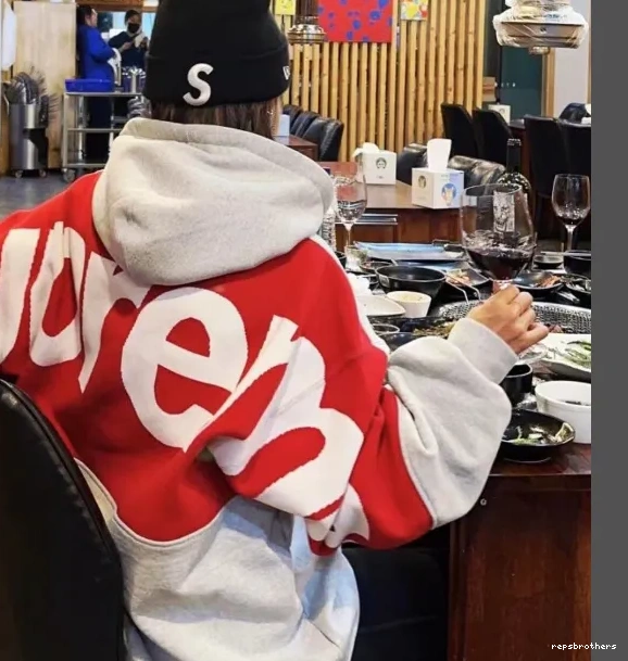 S JACQUARD Grey XL BIG Back LOGO SWEATSHIRT LOGO Sweatshirt Hoodie HOODED M Big L Black 1022
